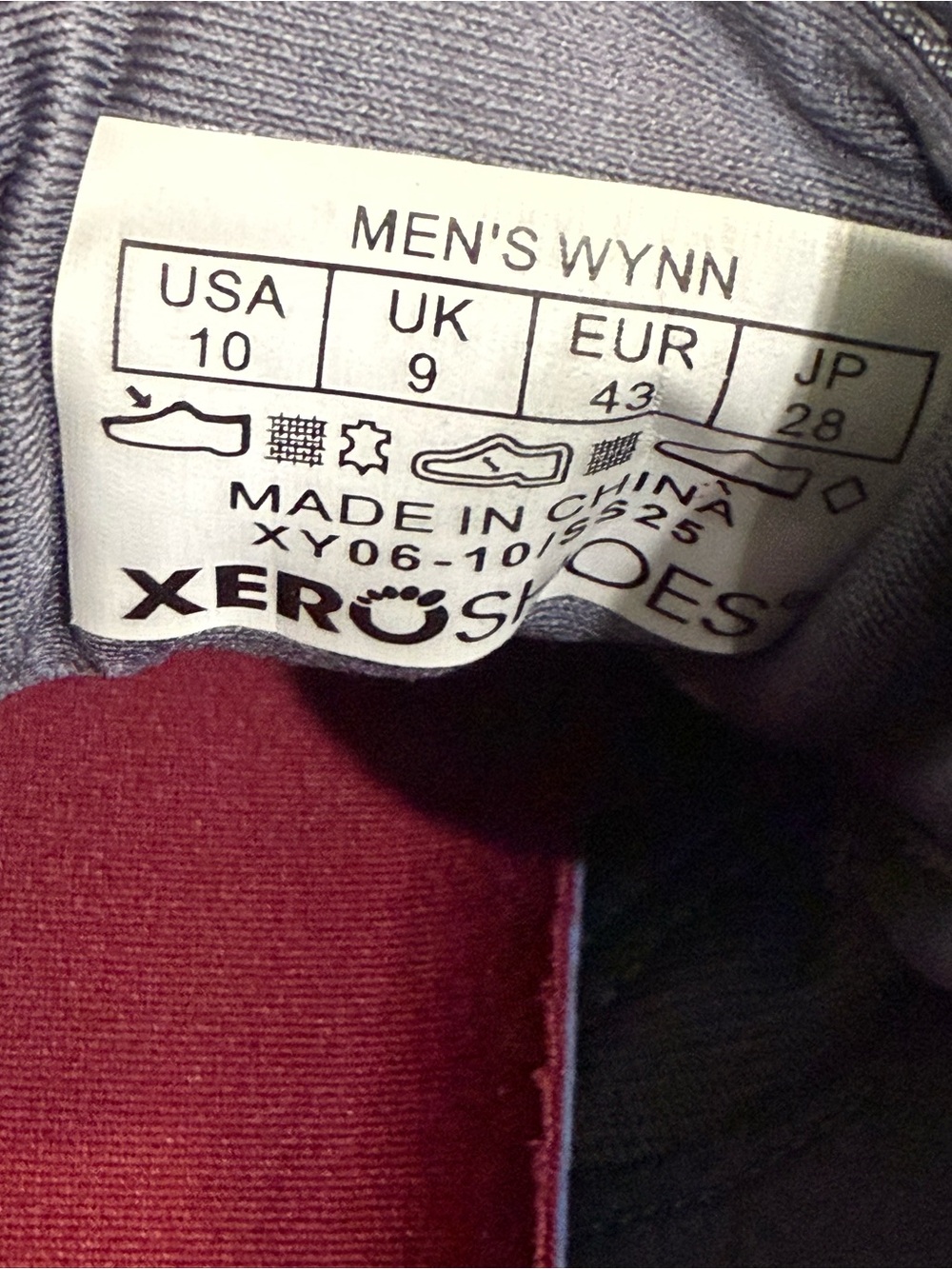 Men's Xero Shoes Wynn Grey size 10 - Picture 11 of 11